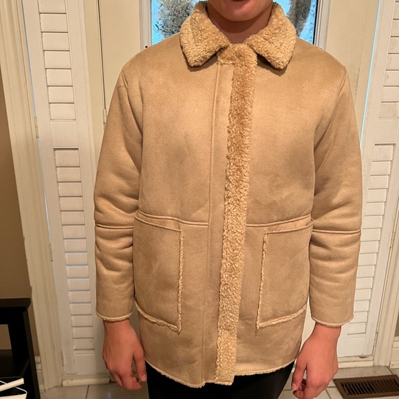 Girls Faux suede jacket - Picture 1 of 7